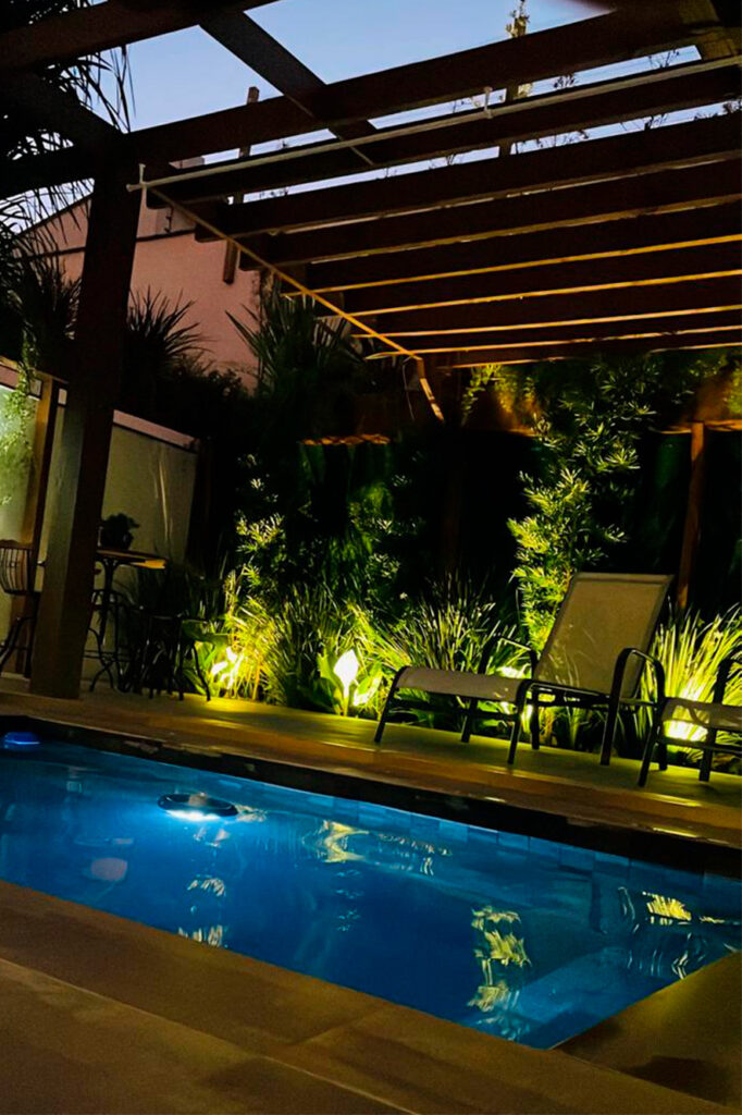 Pergolado em pinus tratado